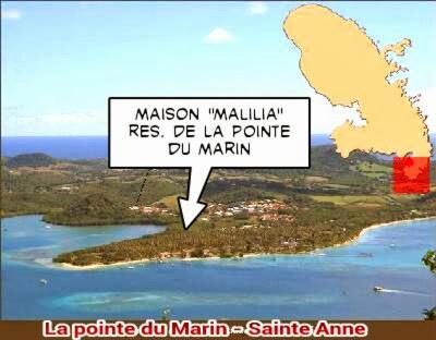 Malilia Beach A Sainte-Anne - Wifi -5 Min A Pied De La Plage Exteriör bild